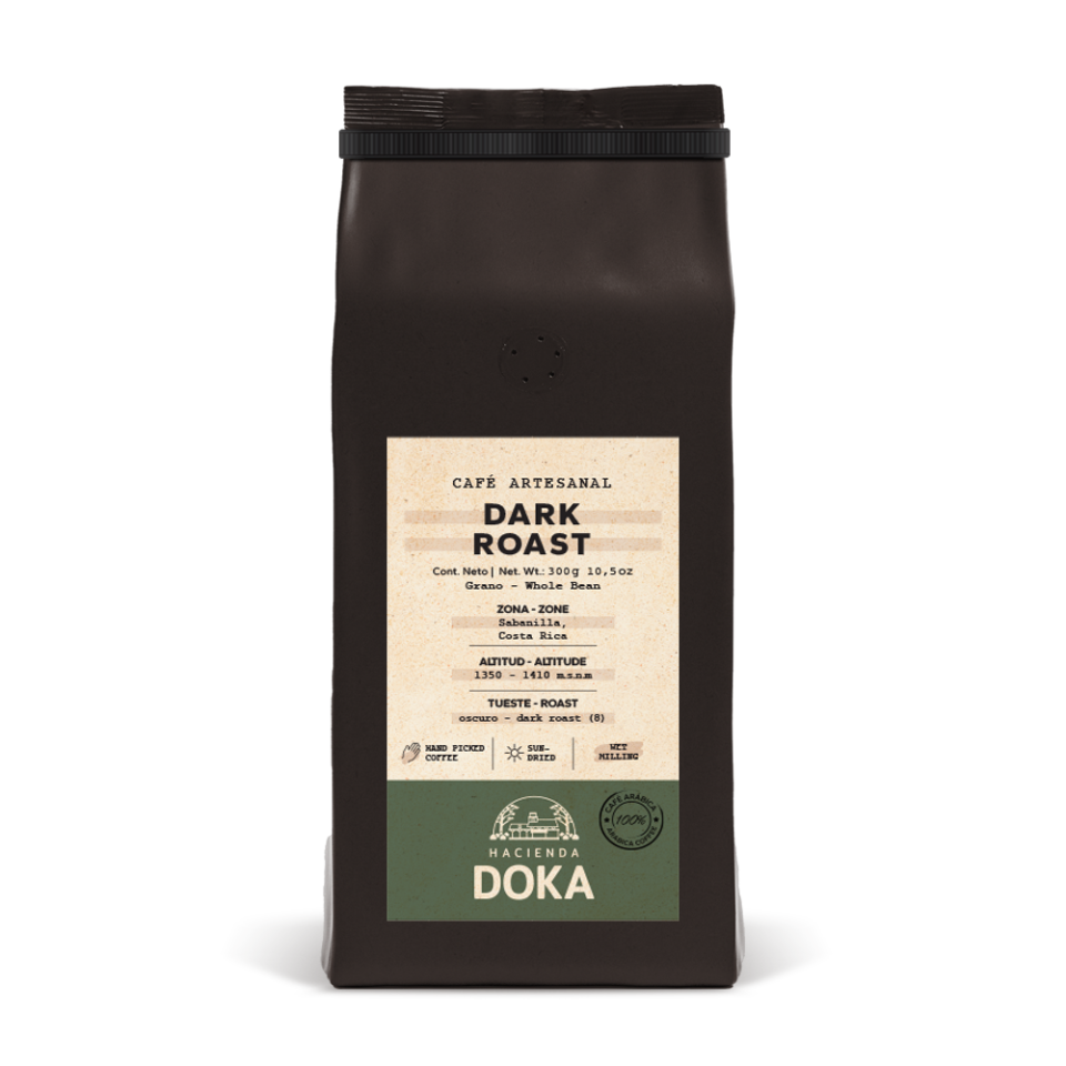 Café Hacienda Doka Dark Roast Grano